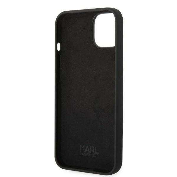 Karl Lagerfeld KLHCP14MSRSGRCK iPhone 14 Plus 6.7 "hardcase sort / sort Silicone RSG