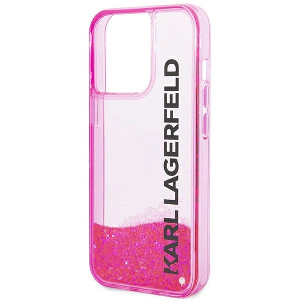Karl Lagerfeld KLHCP14XLCKVF iPhone 14 Pro Max 6.7 "pink / pink hardcase Liquid Glitter Elong