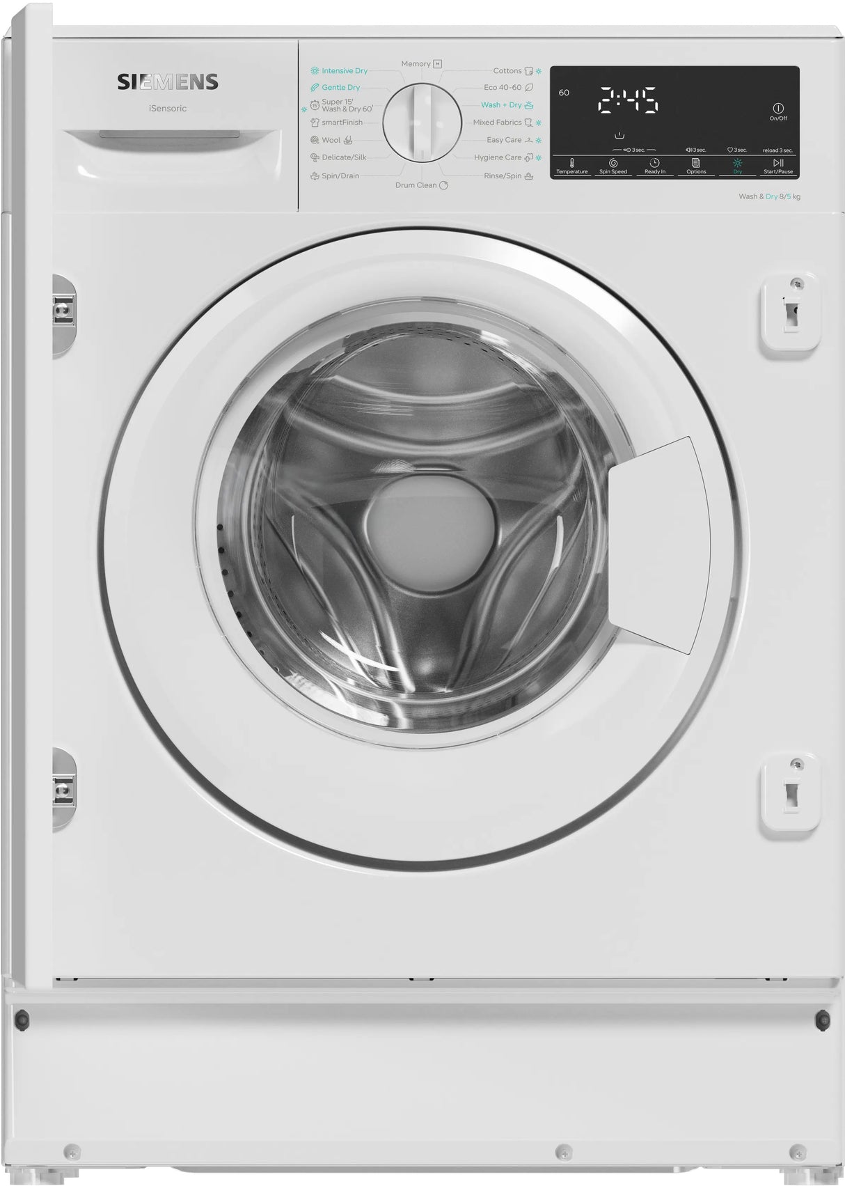 Siemens iQ500 WK14D490EU vaskemaskine - tørretumbler Indbygget Front-læsning Hvid