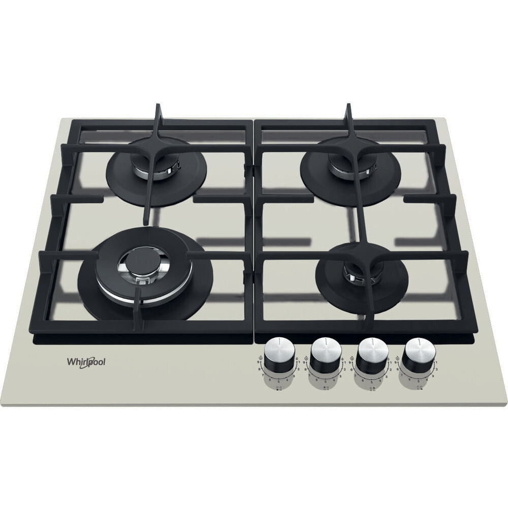 Whirlpool AKTL 629/S Sølv Indbygget Gaskomfur 4 zone(s)