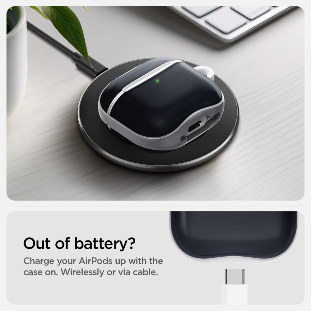 Spigen Classic C1 Apple Airpods 4/5 Grafit