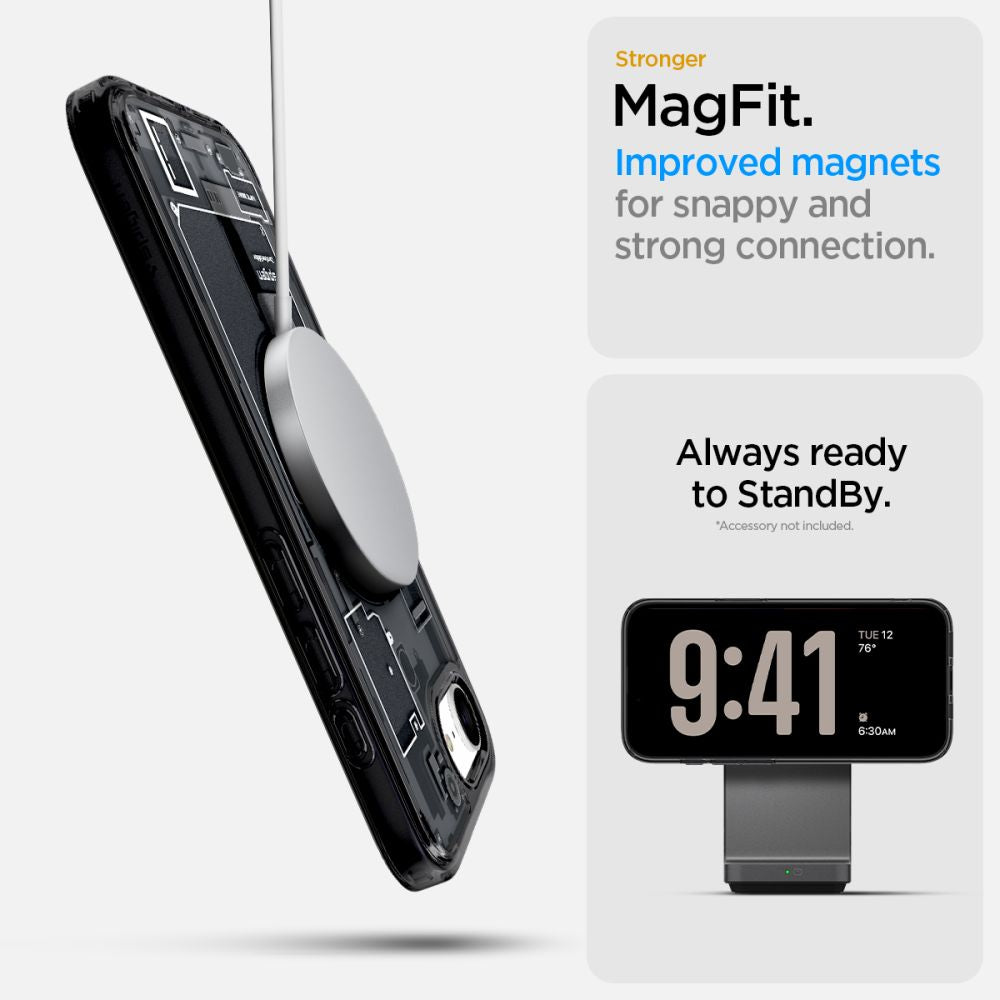 Spigen Ultra Hybrid Magsafe Iphone 16 E / 17 E Zero One Sort
