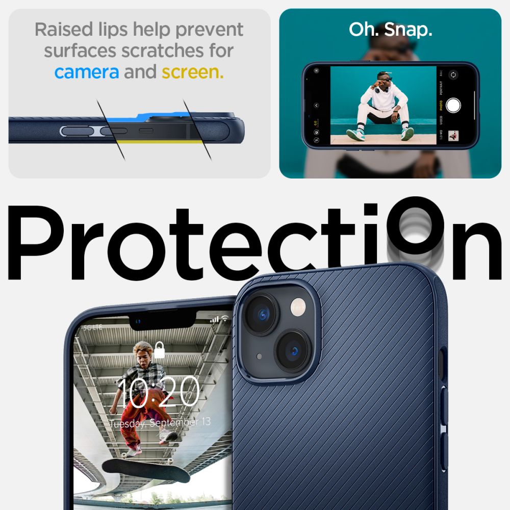 Spigen Mag Armor Magsafe Iphone 14 Plus / 15 Plus Navy Blue