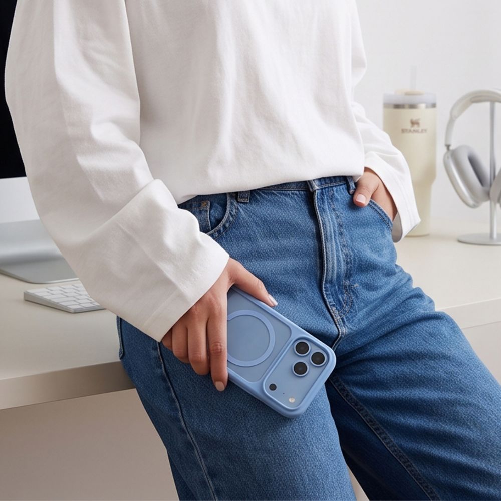 Tech Protect Magone Magsafe Cc + Glas 2 Pak Iphone 17 Pro / 18 Pro Lysebla/Klar