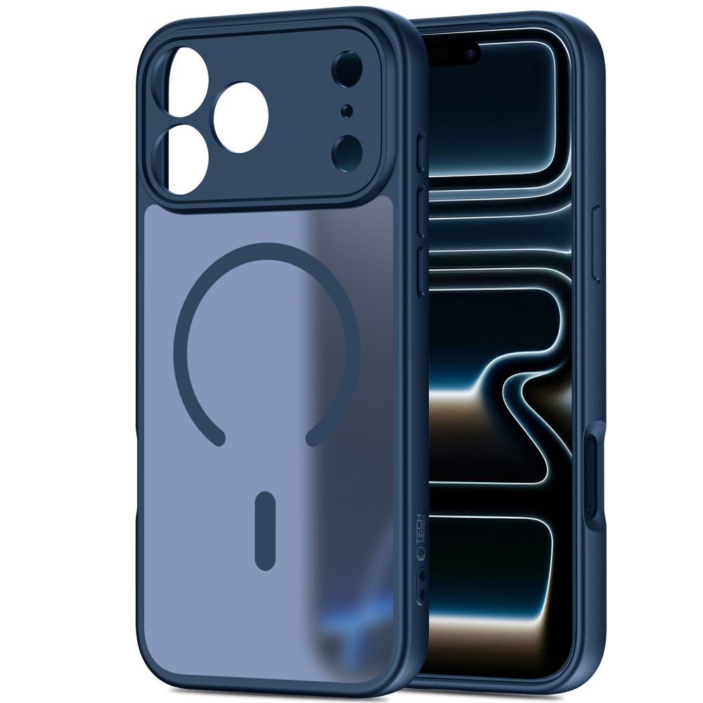 Tech Protect Basicmag Magsafe Iphone 17 Pro Max Mat Dyb Blå