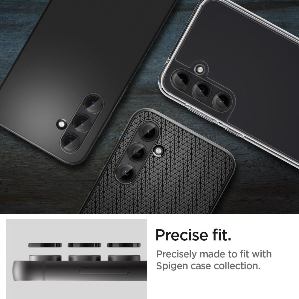 Kamera Beskyttelse Spigen Optik.Tr ”Ez Fit” Camera Protector 2 Pack Galaxy S23 Fe Sort