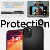 Spigen Thin Fit Iphone 15 Sort