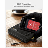 Spigen Lf300 Blød Rfid Kortholder Sort