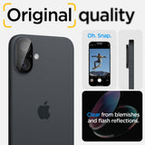 Kamera Beskyttelse Spigen Optik Glas.Tr Camera Protector 2 Pack Iphone 16 / 16 Plus Sort