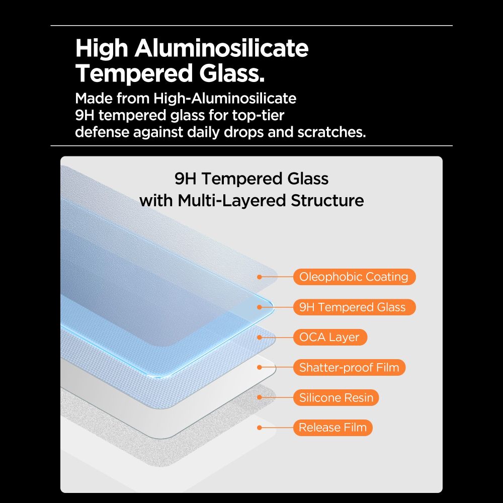 Hærdet Glas Spigen Alm Glas.Tr Slim 3 Pack Iphone 17 Clear