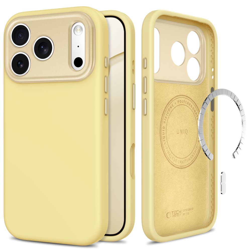 Tech Protect Uniq Magsafe Cc Iphone 17 Pro Max / 18 Pro Max Mellow Yellow