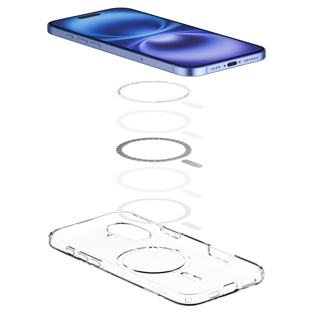 Spigen Liquid Crystal Magsafe Iphone 16 Clear