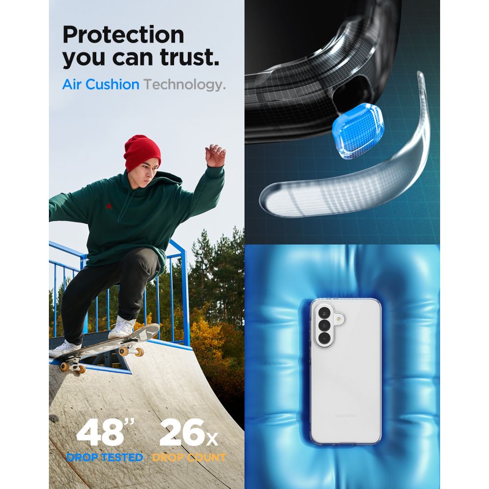 Spigen Liquid Crystal Galaxy A37 5 G Crystal Clear