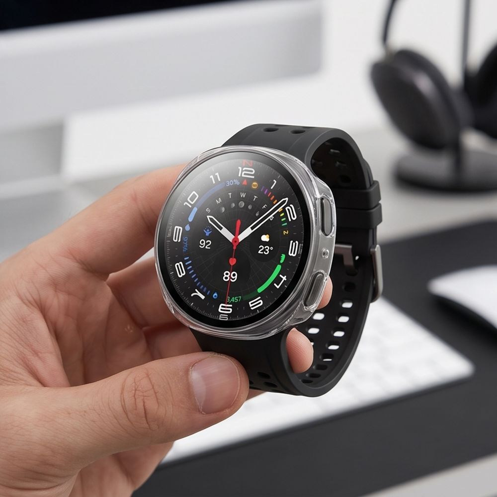 Tech Protect Defense 2 Pak Samsung Galaxy Watch 8/9 (44 Mm) Matsort & Klar