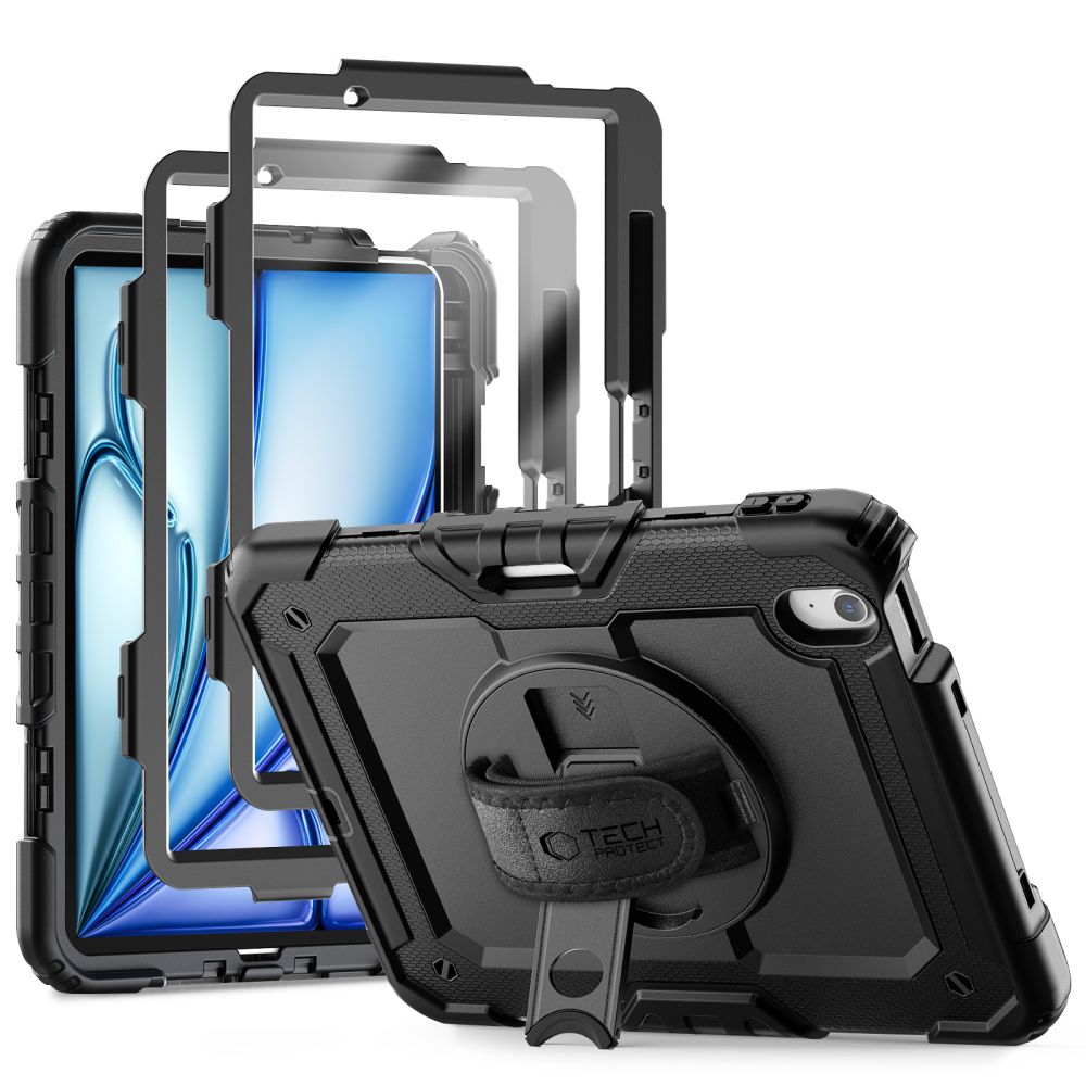 Tech Protect Solid 2 Sæt Ipad Air 11” 6 / 7 / 8 / 2024 2026 Sort