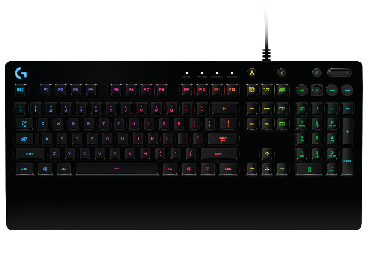 Logitech G 920-008090 tastatur Spil USB QWERTY Nordisk Sort
