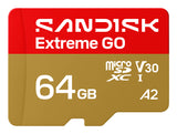 SanDisk Extreme Go microSDHC UHS-I Memory Card 64GB 170MB/s