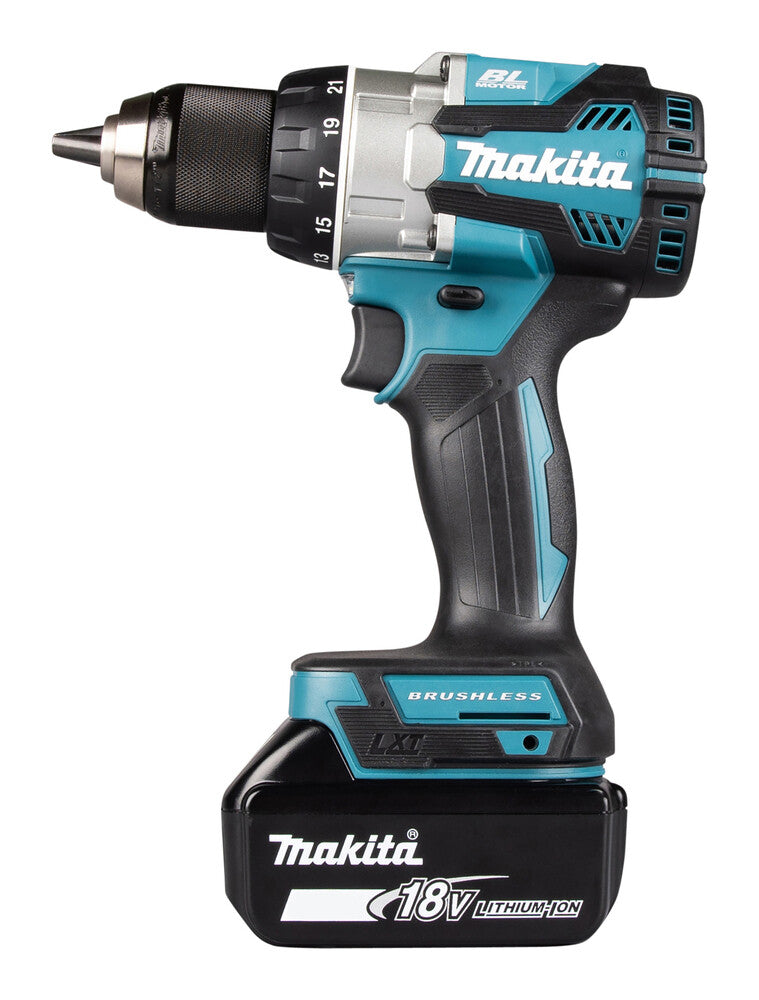 Makita DDF489Z elektrisk skruetrækker & slagbor 1800 rpm Sort, Blå, Stål