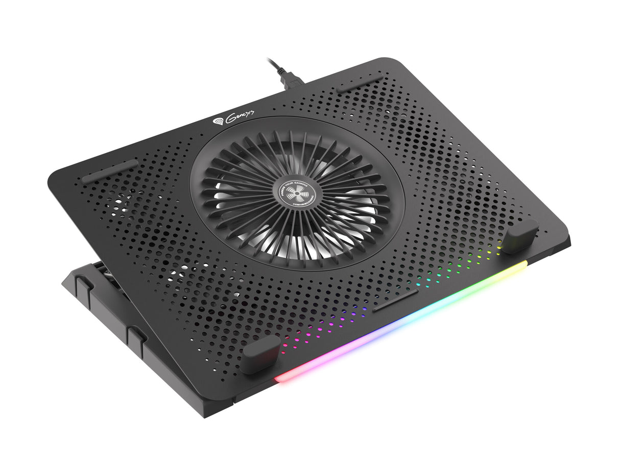 GENESIS Oxid 450 køling til laptop 39,6 cm (15.6") 2400 rpm Sort