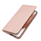 Dux Ducis Skin Pro case til Samsung Galaxy S23+ flip cover kort tegnebog stativ pink