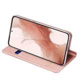 Dux Ducis Skin Pro case til Samsung Galaxy S23+ flip cover kort tegnebog stativ pink