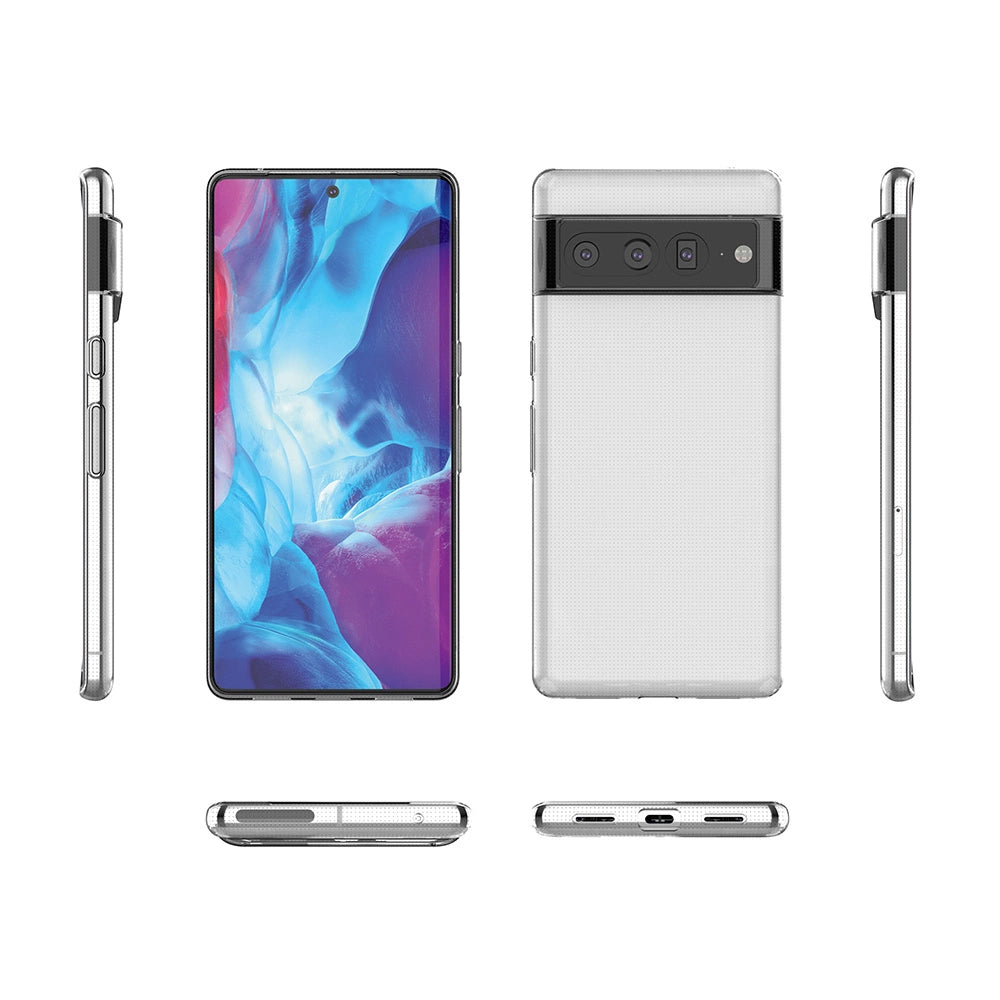 Ultra Clear 0,5 mm Google Pixel 7 Pro Case Gel Bagside Transparent