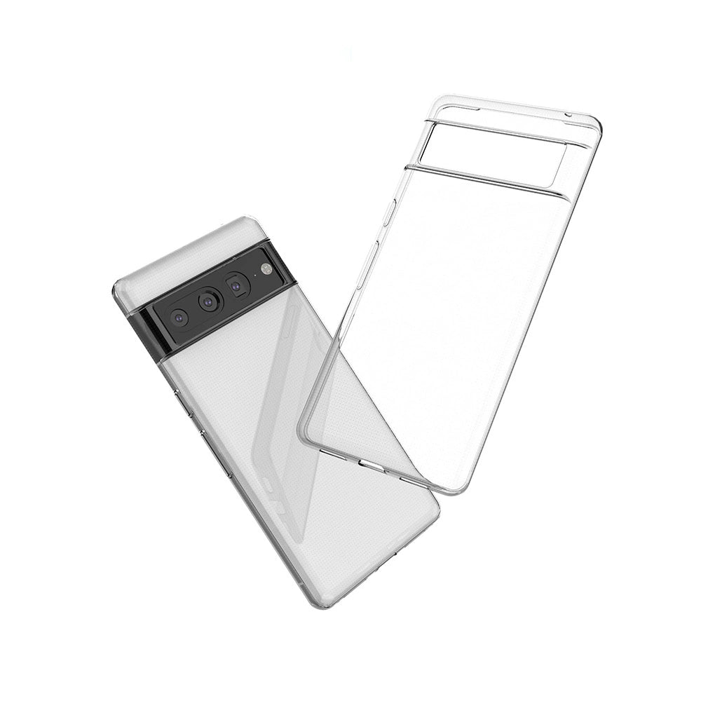 Ultra Clear 0,5 mm Google Pixel 7 Pro Case Gel Bagside Transparent