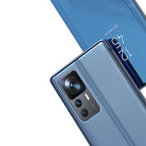 Clear View Case Case til Xiaomi 12T Pro / Xiaomi 12T flip cover sort
