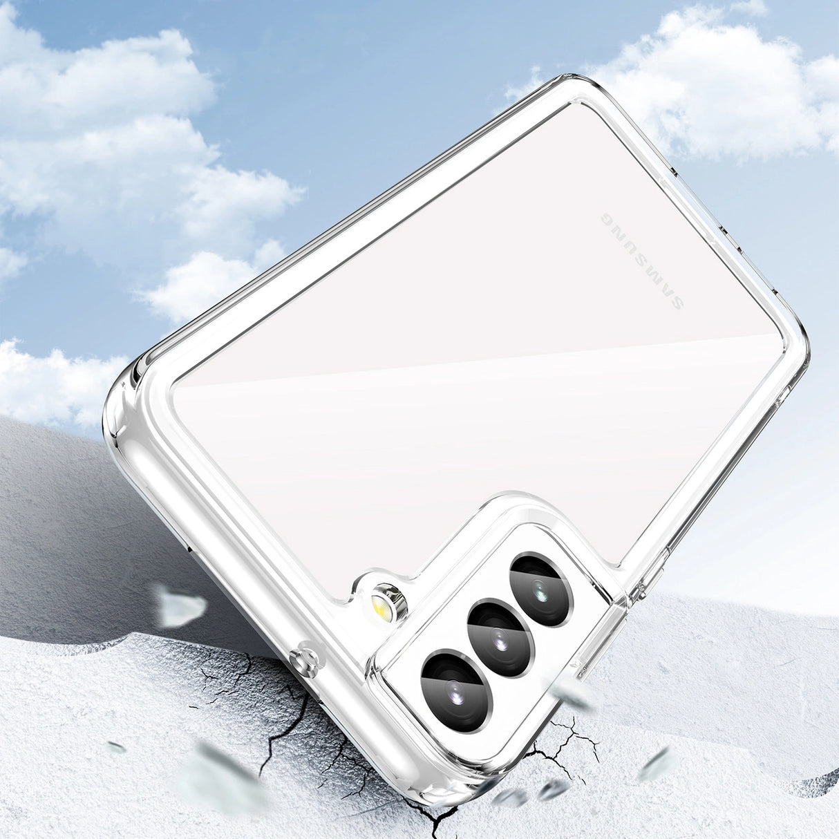 Outer Space Case til Samsung Galaxy S23+ cover med en fleksibel gennemsigtig ramme