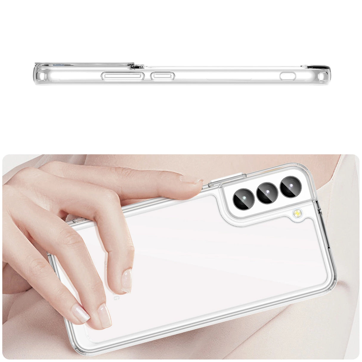 Outer Space Case til Samsung Galaxy S23+ cover med en fleksibel gennemsigtig ramme