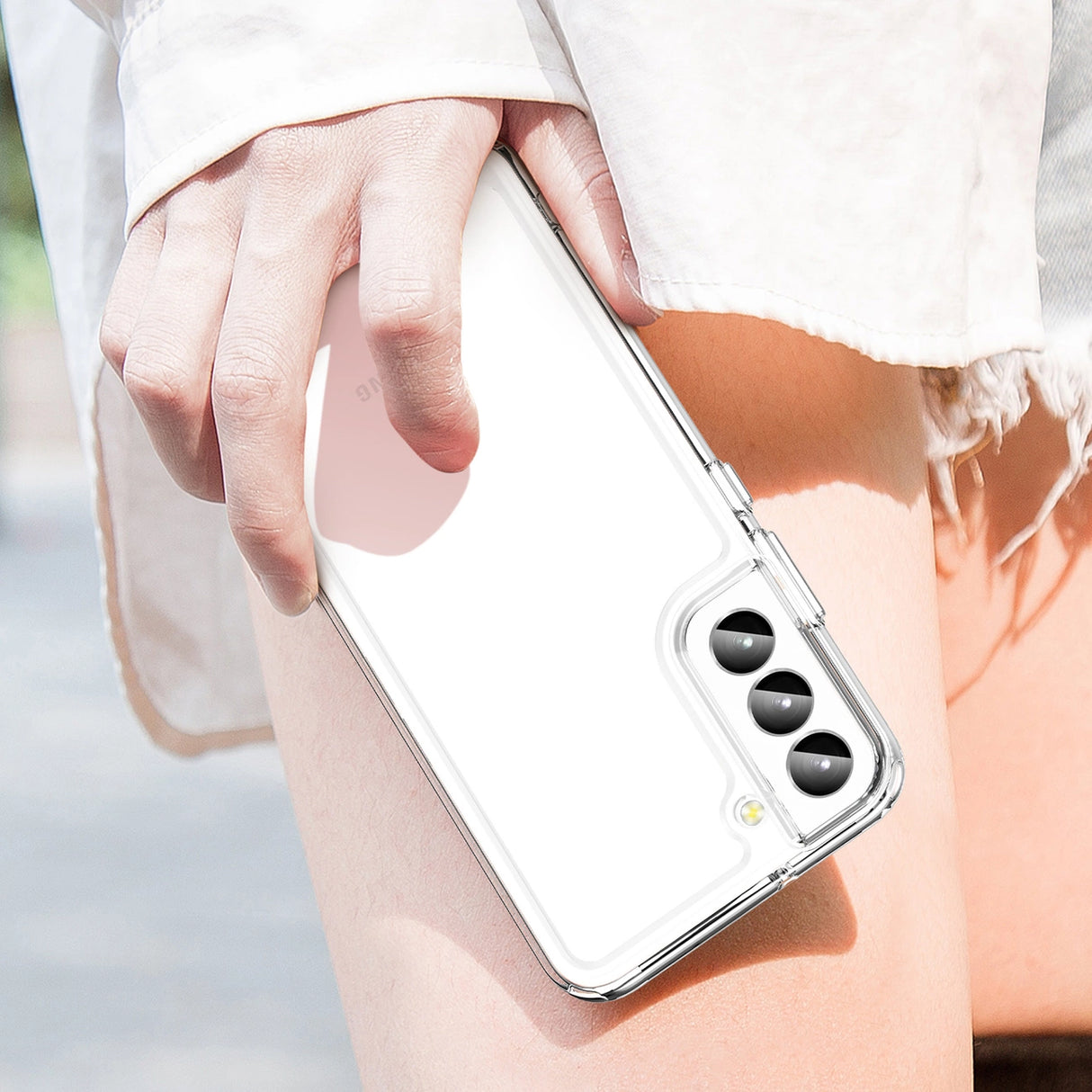 Outer Space Case til Samsung Galaxy S23+ cover med en fleksibel gennemsigtig ramme