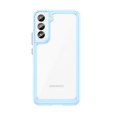 Outer Space Case til Samsung Galaxy S23+ cover med en fleksibel ramme blå