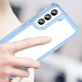 Outer Space Case til Samsung Galaxy S23+ cover med en fleksibel ramme blå