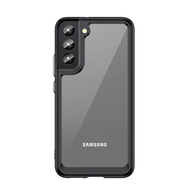 Outer Space Case til Samsung Galaxy S23+ cover med en fleksibel ramme sort