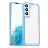 Outer Space Case til Samsung Galaxy S23 cover med en fleksibel ramme blå