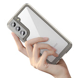 Outer Space Case til Samsung Galaxy S23 cover med en fleksibel ramme blå