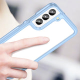 Outer Space Case til Samsung Galaxy S23 cover med en fleksibel ramme blå