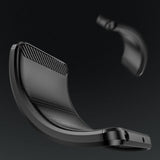 Carbon Case cover til Nokia G400 fleksibelt silikone carbon cover sort