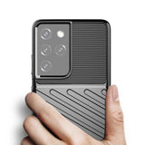 Thunder Case til Samsung Galaxy S23 Ultra silikone rustning case blå