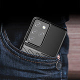 Thunder Case til Samsung Galaxy S23 Ultra silikone rustning case blå