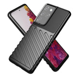 Thunder Case til Samsung Galaxy S23 Ultra silikone rustning case blå