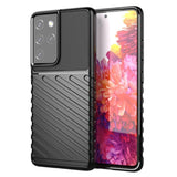 Thunder Case til Samsung Galaxy S23 Ultra silikone rustning case sort