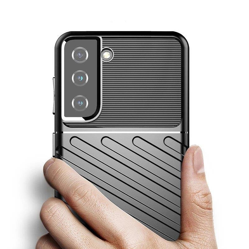 Thunder Case til Samsung Galaxy S23, silikone, pansret cover, blå