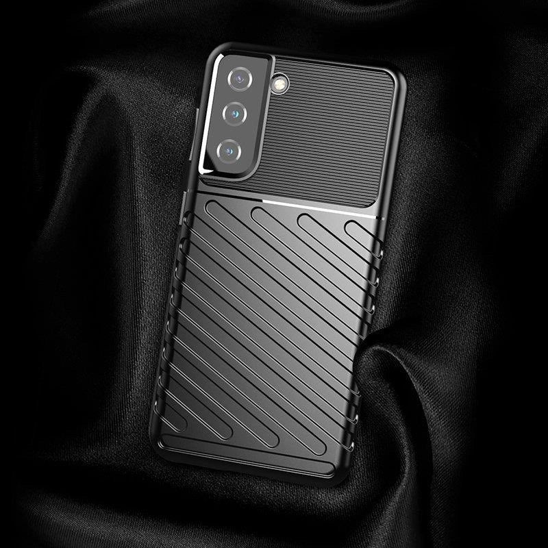Thunder Case til Samsung Galaxy S23, silikone, pansret cover, blå