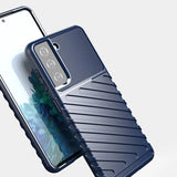 Thunder Case til Samsung Galaxy S23, silikone, pansret cover, blå