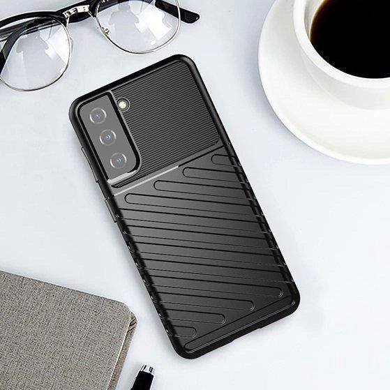 Thunder Case til Samsung Galaxy S23, silikone, pansret cover, blå