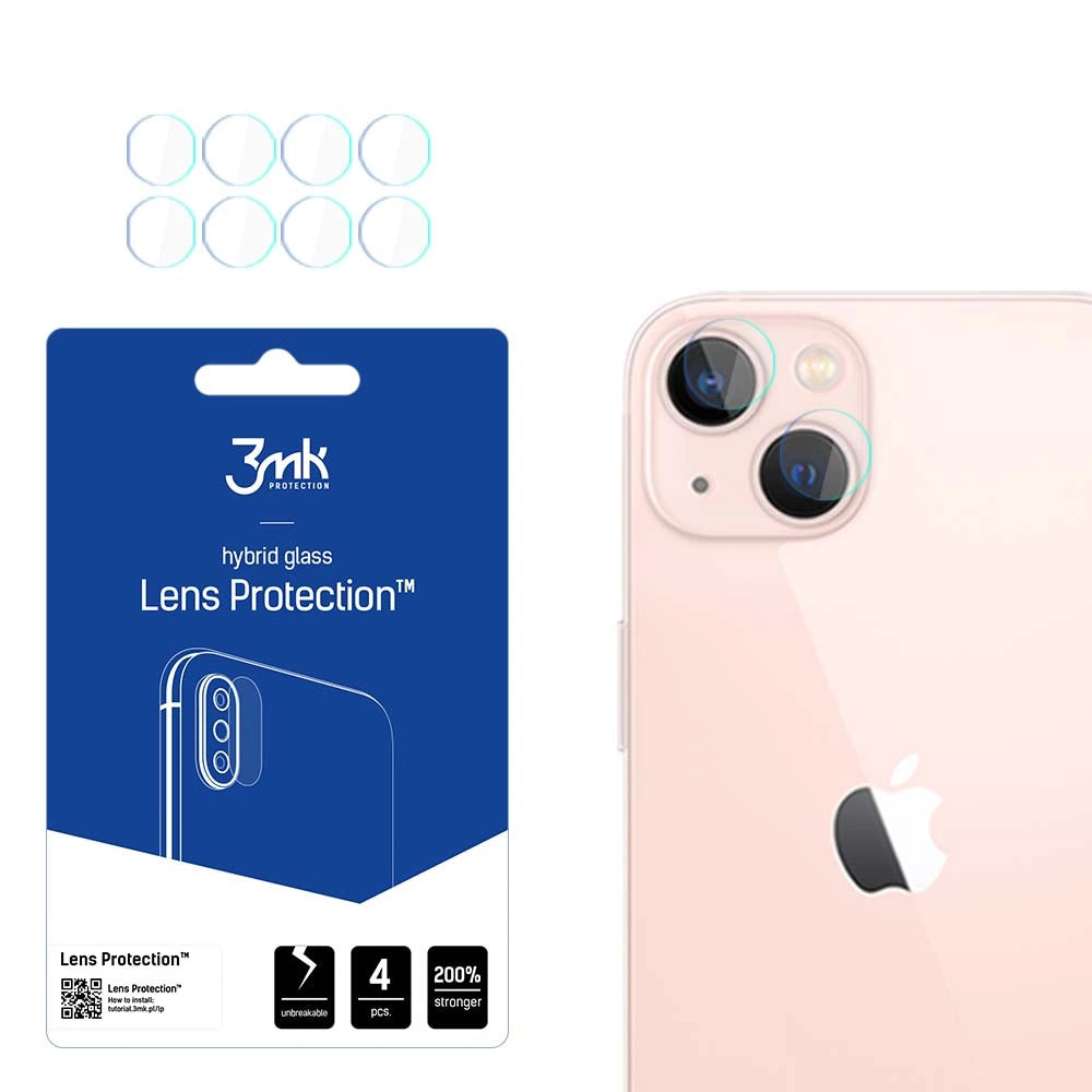 Kameraglas til iPhone 14 7H til 3mk Lens Protection-serien