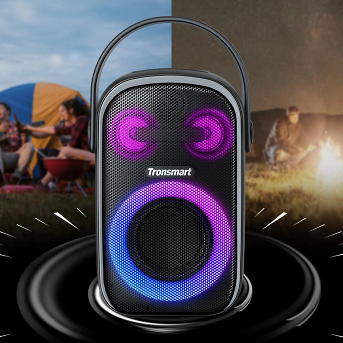 Tronsmart Halo 100 trådløs Bluetooth-højttaler 60W sort