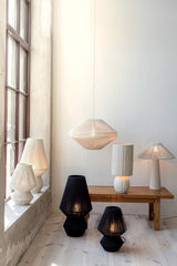 Markslöjd Razzo beige bordlampe