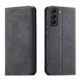Magnet Fancy Case til Samsung Galaxy S23+ flip cover tegnebog stativ sort